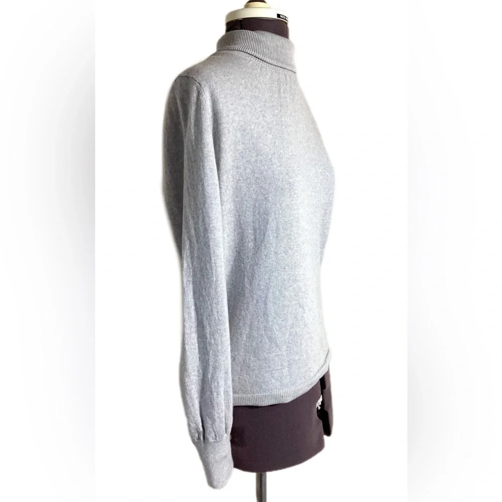 Ann Taylor 100% Merino Wool Turtleneck Sweater M - Picture 3 of 14